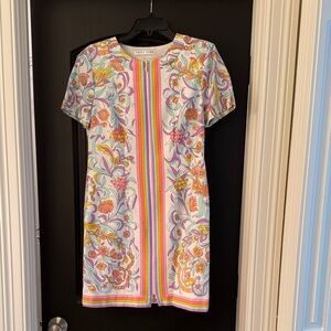Trina Turk Multicolor Floral Dress